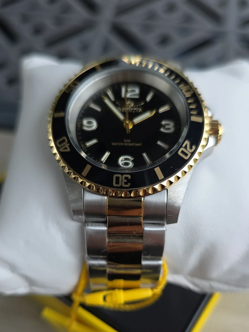 453.  Invicta Specialty Rowan Men's Watch - 40mm. Gold. Steel (69477)